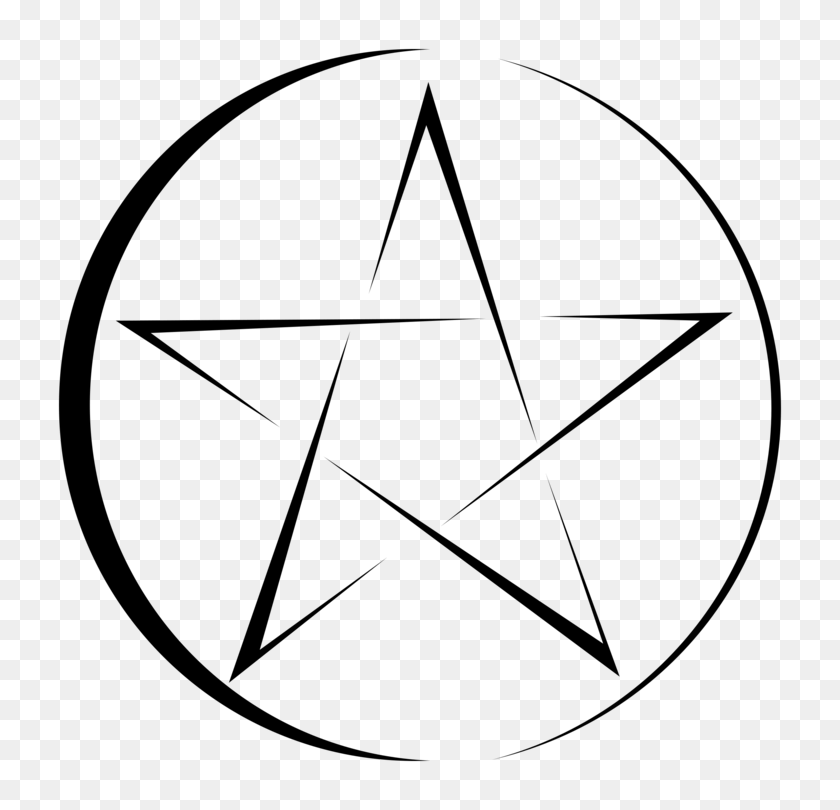 760x750 Pentagram Pentacle Drawing Symbol Wicca - Wiccan Clipart