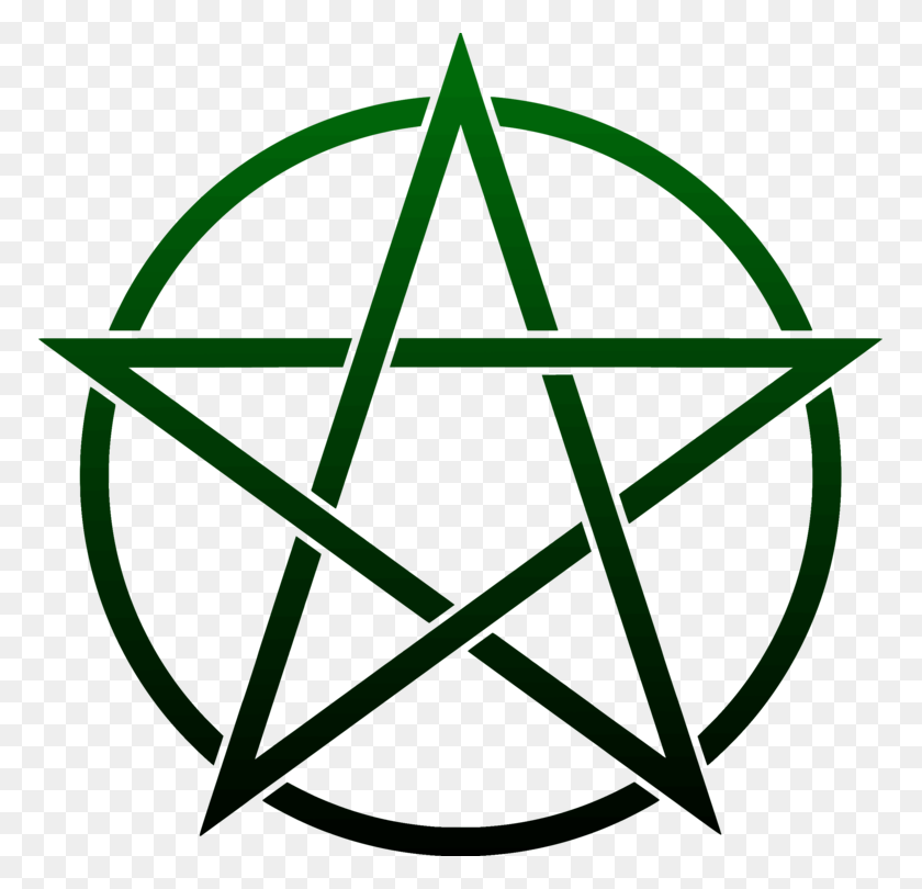 769x750 Пентаграмма Пентакль Символ Викки Сатанизма - Викканский Клипарт