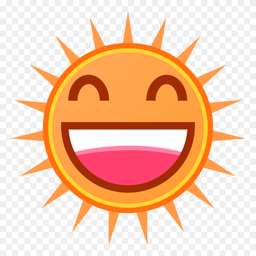2000x2000 Peo Sun With Face - Sun Emoji PNG