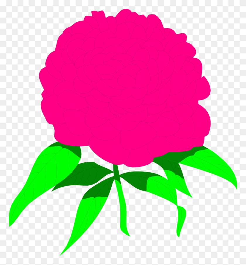 958x1037 Peony Cliparts Free - Sangria Clipart