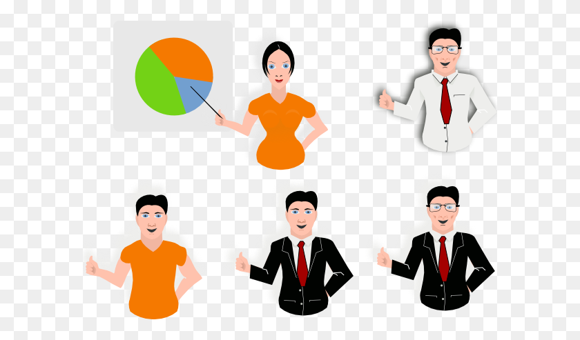 600x433 People Clip Art - People Meeting Clipart