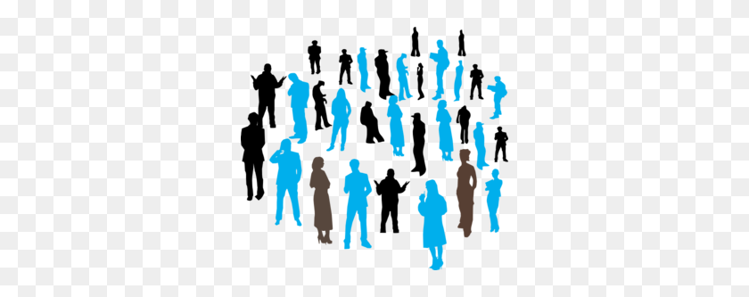 300x273 People Clip Art - Crowd Of People Clipart