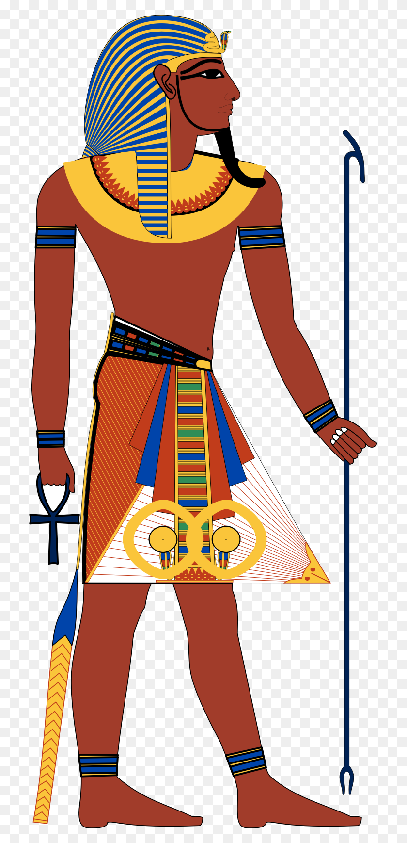 719x1678 People Clipart Egyption - Noble Clipart