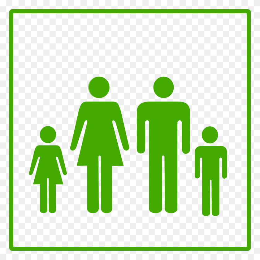 2400x2400 People Clipart Green - Group Of People Clipart