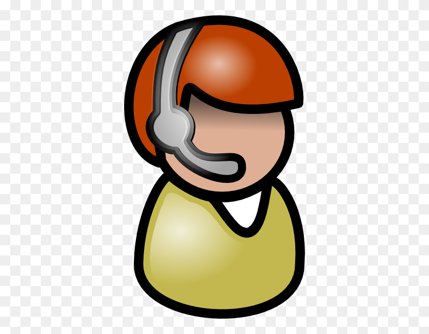 354x594 People Clipart Phone - Man Talking Clipart