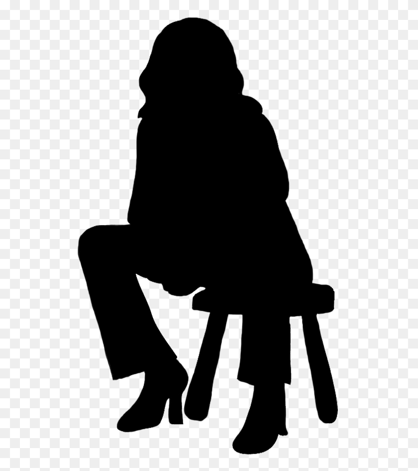 532x886 People Clipart Silhouette Transparent, People Sitting Silhouette - Caddyshack Clipart