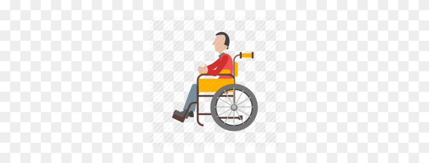 260x260 People Falling Wheelchair Clipart - Person Waking Up Clipart