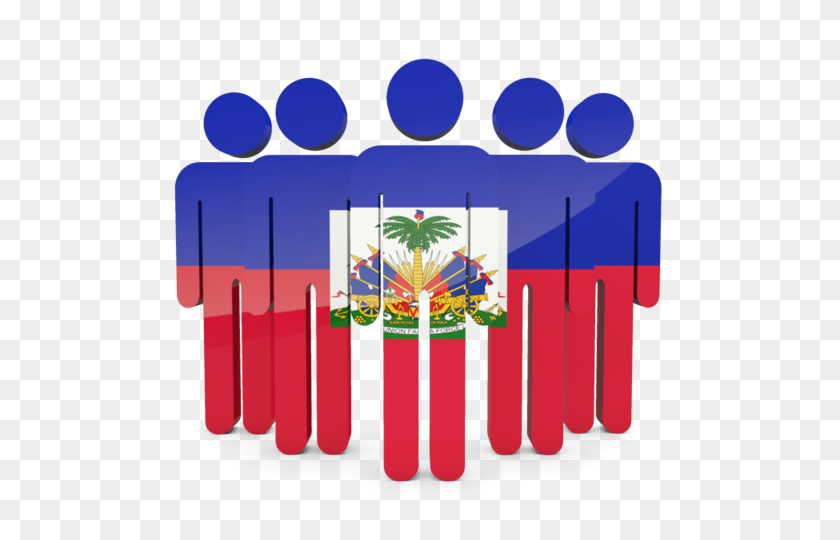 640x480 People Icon Illustration Of Flag Of Haiti - Haiti Flag PNG