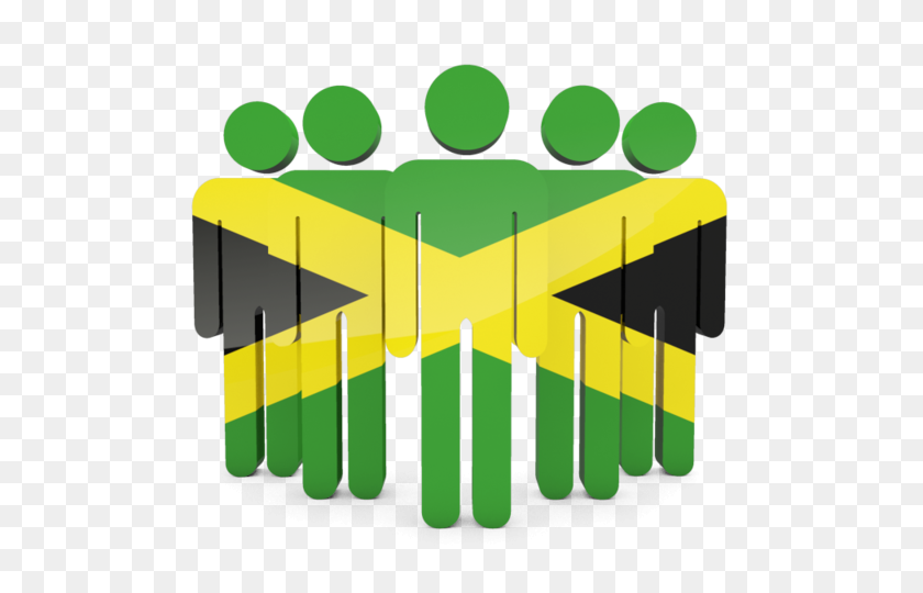 640x480 People Icon Illustration Of Flag Of Jamaica - Jamaican Flag PNG