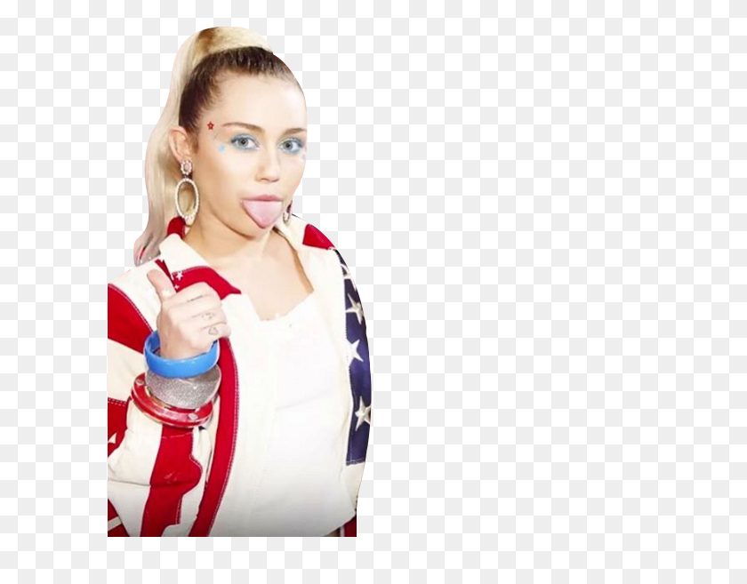 598x597 People Peer Pressured Into Loving Or Hating Pop Culture The Depaulia - Miley Cyrus PNG
