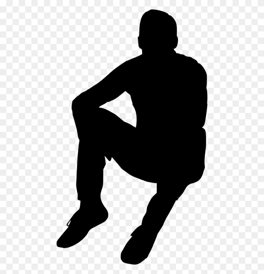 480x813 People Sitting Silhouette Png - Sitting PNG