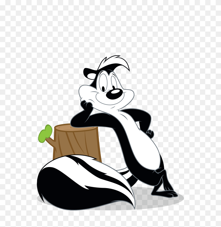565x803 Pepe Le Pew - Loony Tunes Clipart