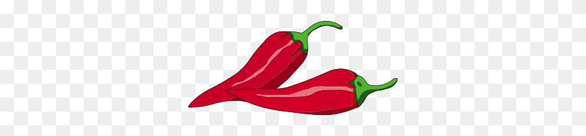 300x135 Peperoncino - Chili Pepper Clipart