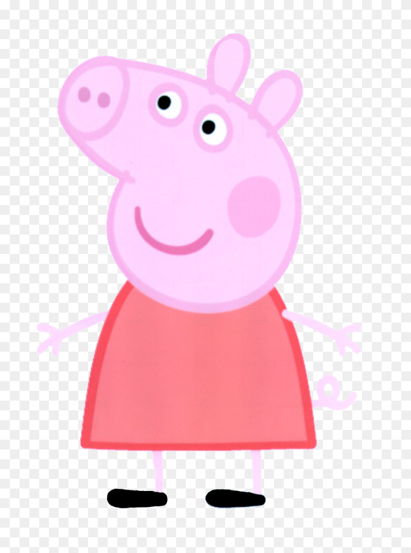 900x1238 Peppa - Pig Nose Clipart