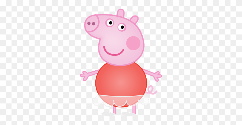 286x375 Peppa Pig And Her Family Clipart Peppa Pig - Family And Friends Clipart