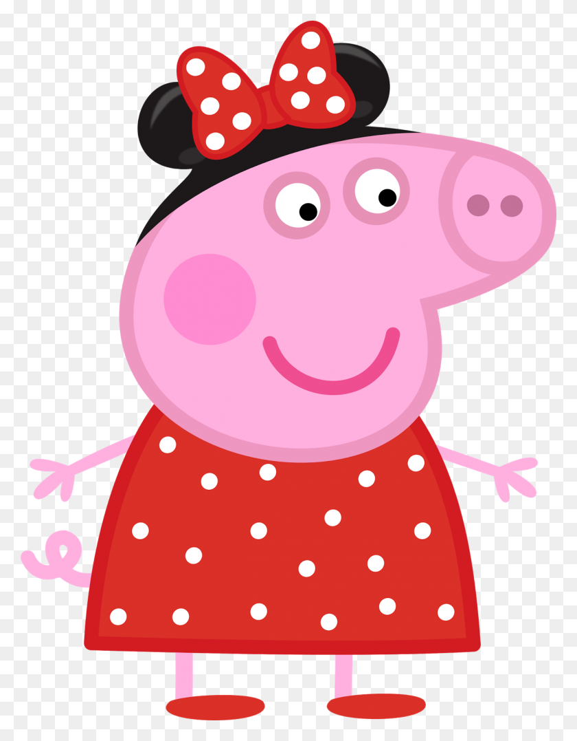 1227x1600 Peppa Pig Minnie Diseño De Peppa Pig Y Cumpleaños - Imágenes Prediseñadas De Peppa Pig
