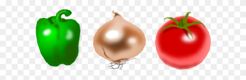 600x215 Pepper Onion Tomato Png Clip Arts For Web - Onion PNG