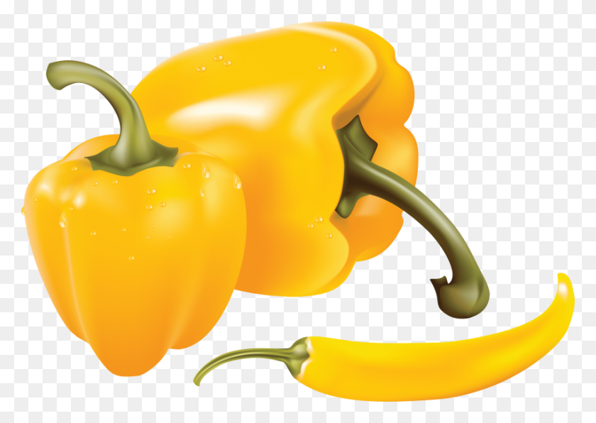 850x585 Pepper Png - Peppers PNG