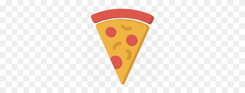 260x260 Pepperoni Pizza Slice Clipart - Slice Of Pizza PNG