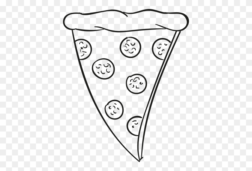 512x512 Pepperoni Pizza Slice Png Icon - Pizza Slice PNG
