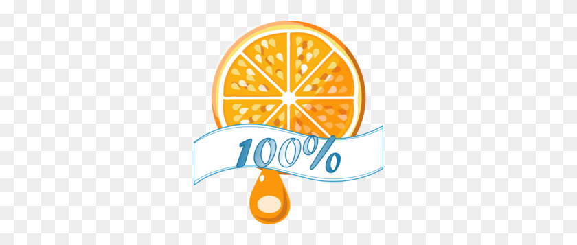 276x297 Percent Orange Juice Clip Art - Fruit Punch Clipart