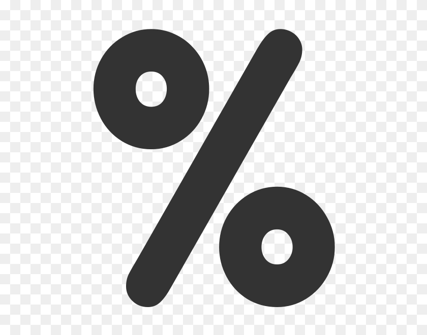 600x600 Percent Symbol Png Clip Arts For Web - Percentage Clipart