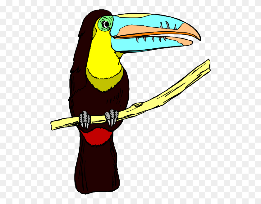 516x598 Perched Toucan Png, Clip Art For Web - Goldfinch Clipart