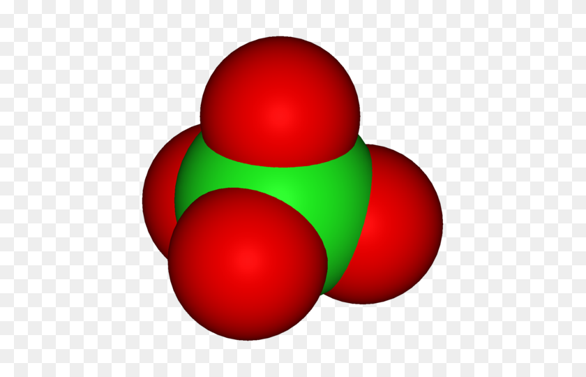475x480 Perchlorate Ion Vdw - Ion Clipart