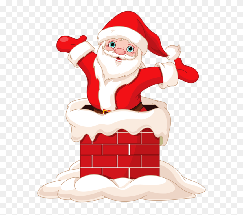 600x683 Pere Noel,santa, Christmas - Secret Santa Clipart