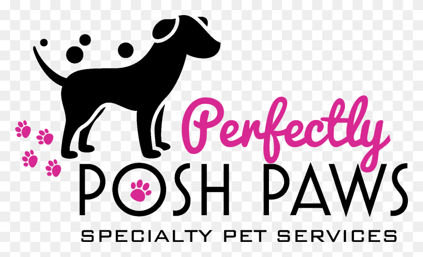 1631x943 Perfectly Posh Paws Logoeditedblack - Идеально Шикарный Логотип Png