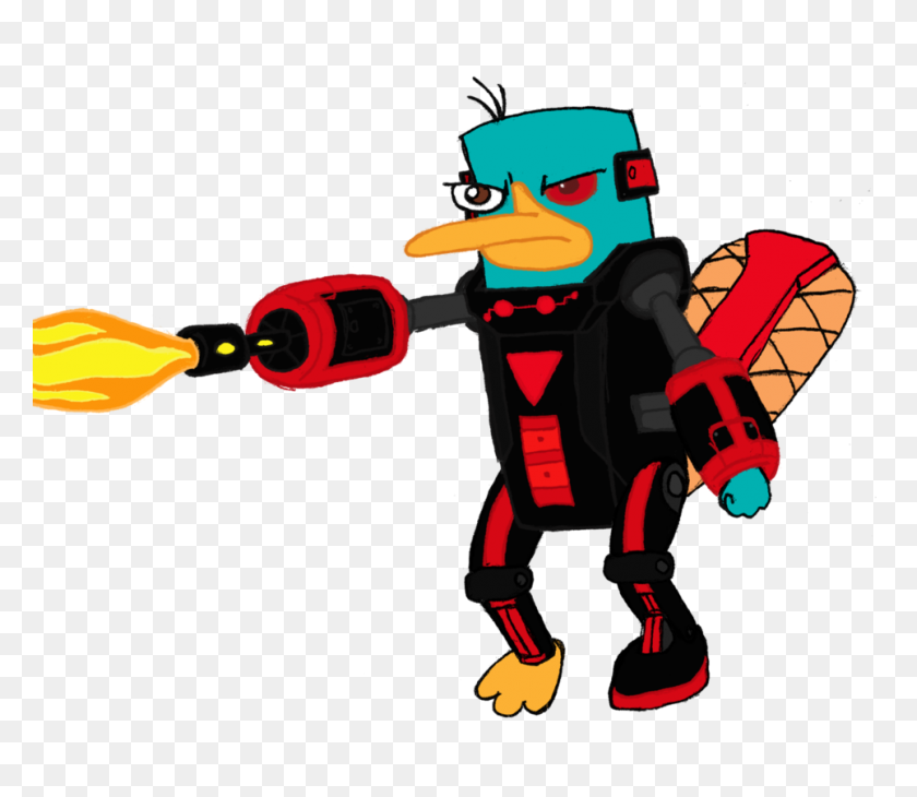 964x829 Perry The Platypus - Platypus PNG