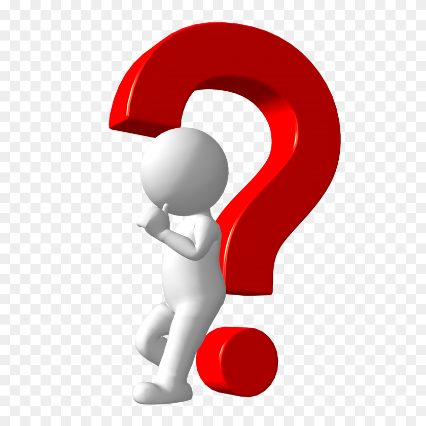 3000x3000 Person Asking A Question Png Transparent Images - Thinking Person PNG