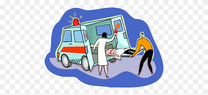 480x323 Persona Que Está Siendo Cargada En Una Ambulancia