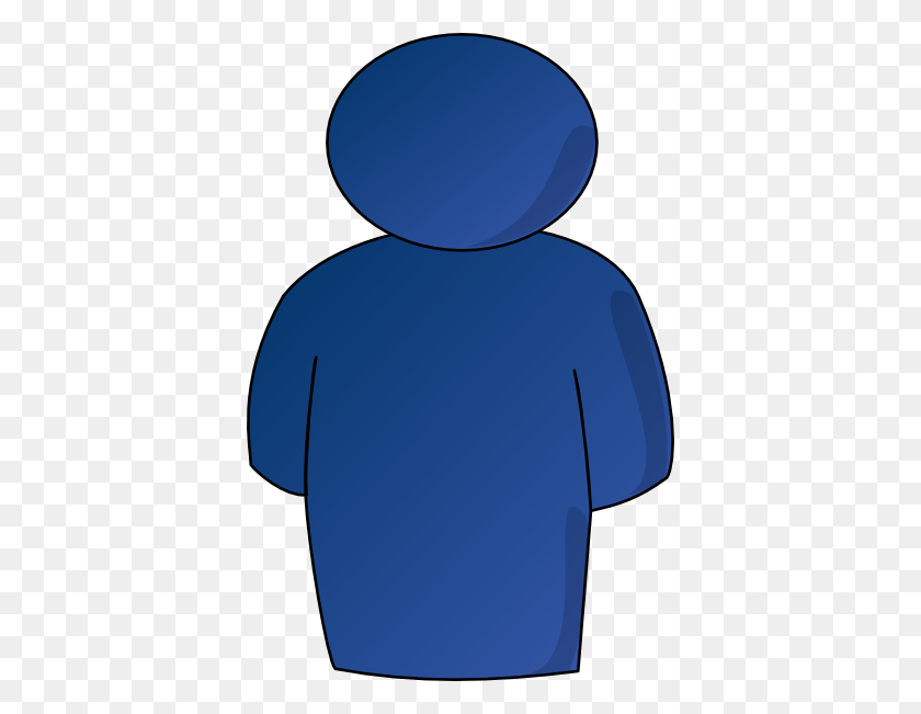 390x591 Persona Buddy Símbolo Azul Degradado Cliparts Descargar - Sudadera Con Capucha De Imágenes Prediseñadas
