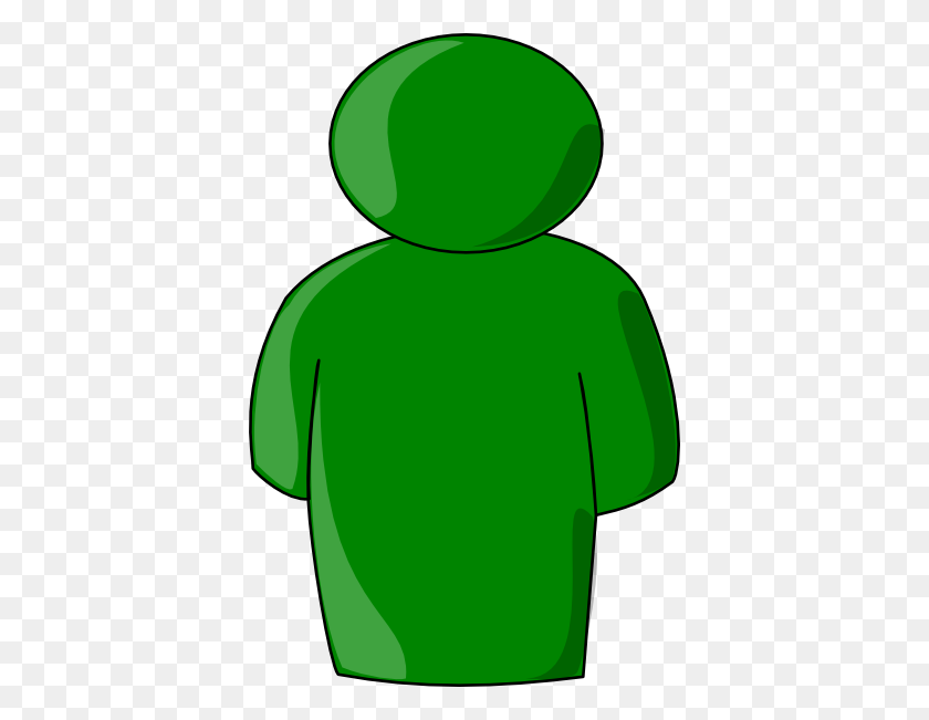390x591 Человек Бадди Символ Зеленый Картинки - Бадди Клипарт