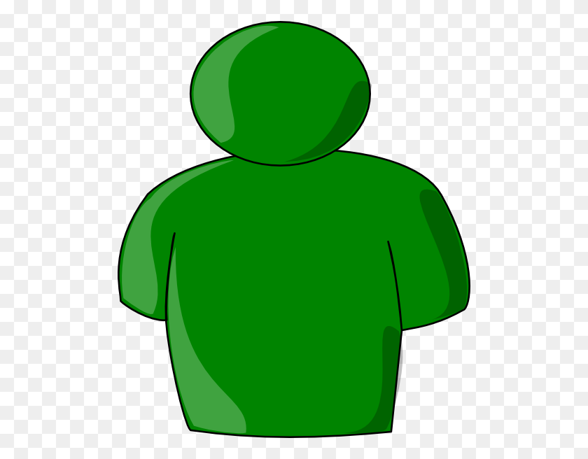 504x596 Person Buddy Symbol Green Clip Art - Hood Clipart
