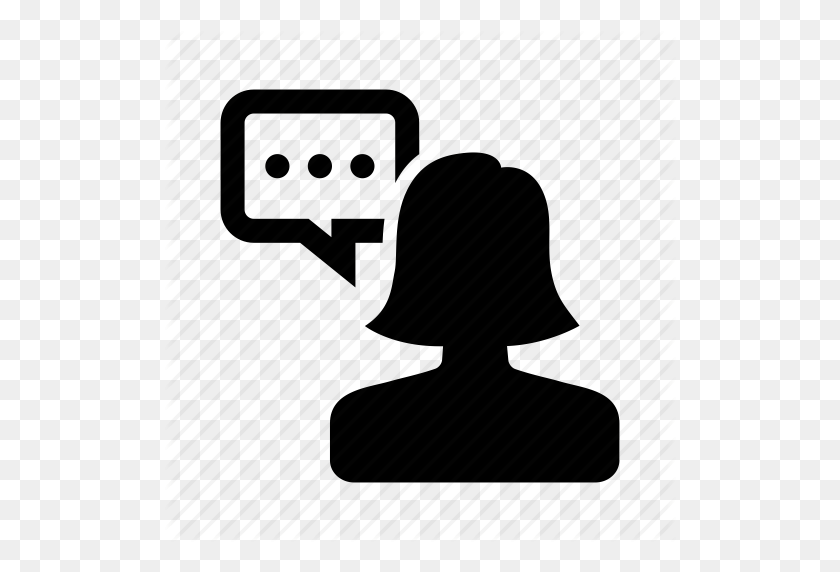 512x512 Person Icons Speech Bubble - Two People Talking Clipart