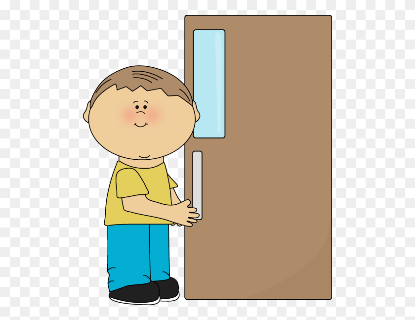 504x587 Person Opening Door For A Friend Clipart Clip Art Images - Person Drawing Clipart