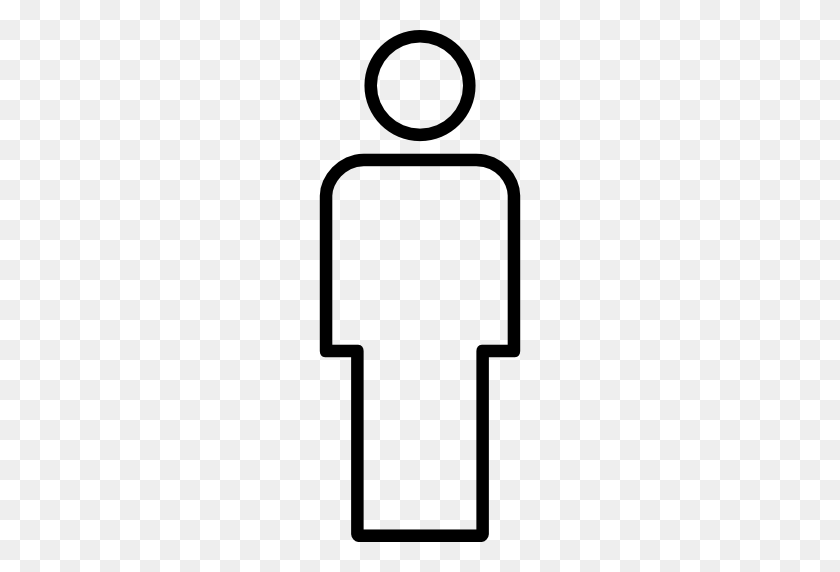 512x512 Person Outline Png Png Image - Person Outline PNG