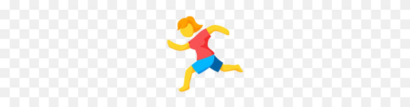 160x160 Persona Corriendo Emoji En Messenger - Corriendo Emoji Png