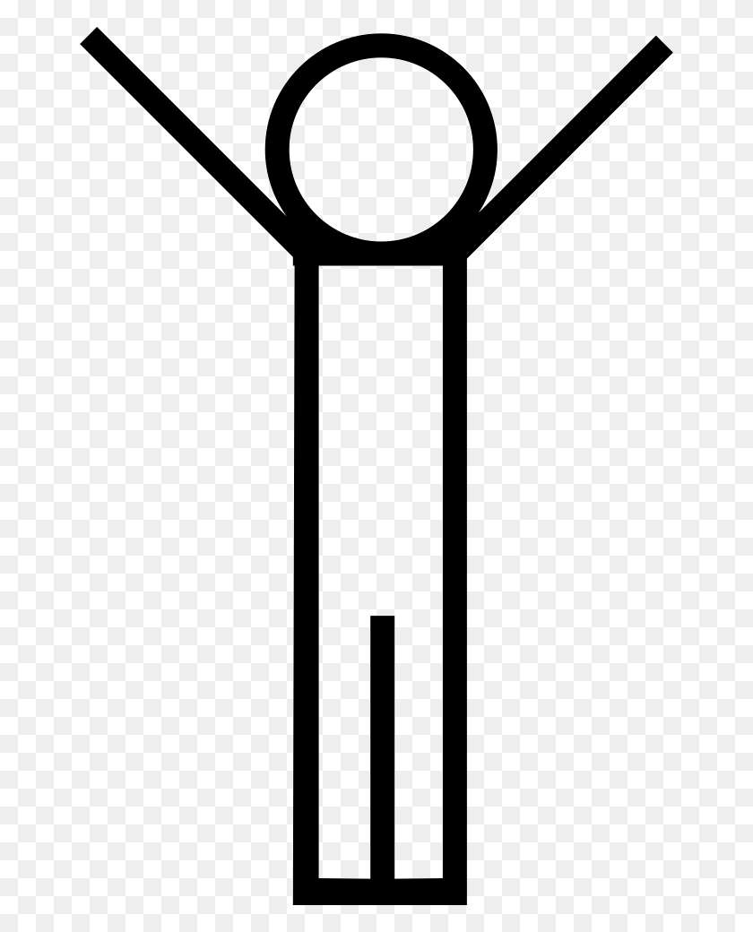 662x980 Person Standing With Arms Up Png Icon Free Download - Person Standing PNG