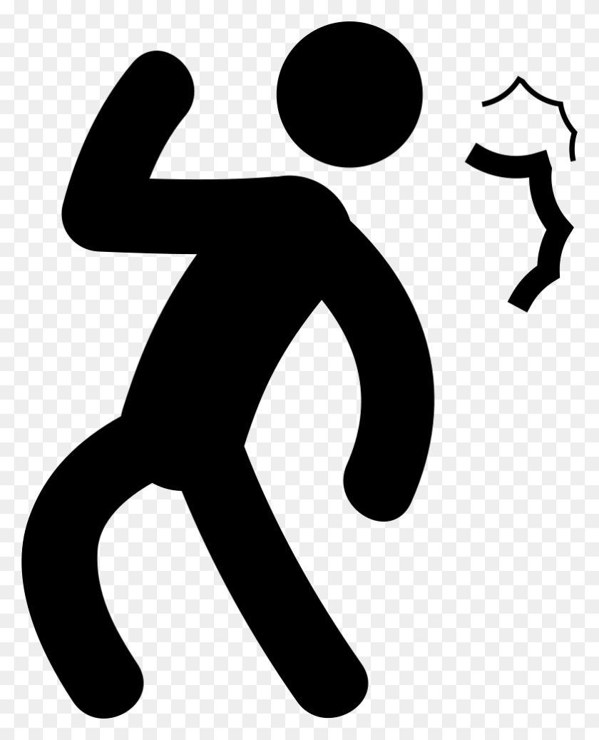 782x980 Person Takes A Hit Png Icon Free Download - Hit PNG