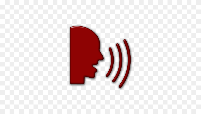 420x420 Значок Человек Говорящий Красный - Говорящий Png