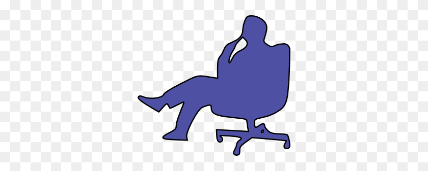 300x277 Person Thinking Man In Chair Thinking Clip Art - Chair Clipart
