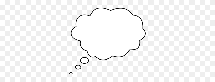 298x261 Person Thinking With Thought Bubble Free Clipart - Person Thinking Clipart