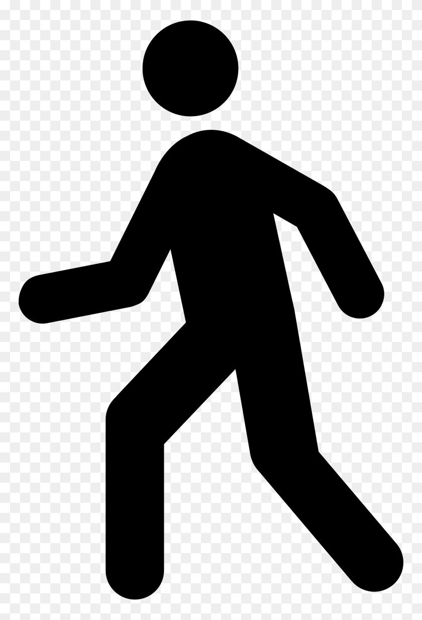1979x2977 Person Walking Clipart - People Silhouette Clipart