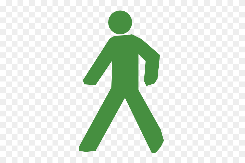 500x500 Person Walking Icon - Walking Person PNG