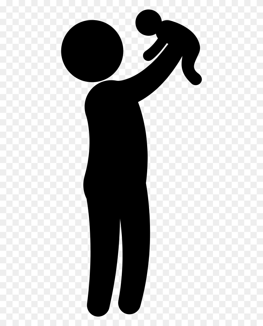 450x980 Person With Baby Png Icon Free Download - Person Standing PNG
