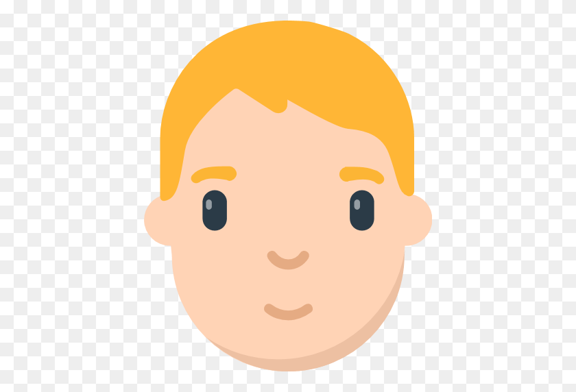 512x512 Person With Blond Hair Emoji For Facebook, Email Sms Id - Blond Hair PNG