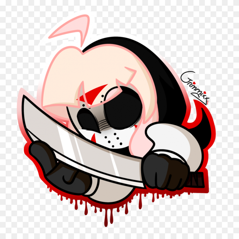 894x894 Persona Bloody Friday - Viernes 13 Clipart